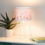 Freddy bordlampe, farverig, dyr, E14, højde 32,5 cm