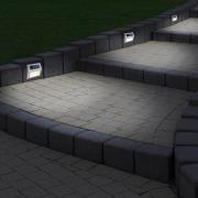 LED-udendørs væglampe 5282104, stål, 4 stk., IP44