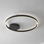 Lucande Smart LED-loftlampe Moise, sort, CCT, Tuya