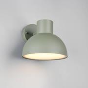 Udendørs væglampe Elbe, grøn, trykstøbt aluminium, E27