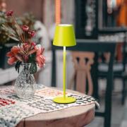 LED-bordlampe med batteri Viletto, lysegrøn, IP54