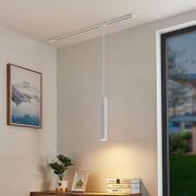 Lindby pendellampe Linaro, 40 cm, hvid, 1-faset, GU10