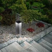 LED-solcellebelysning Fold, mørkegrå, bevægelsessensor, IP54