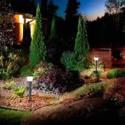 Vejlampe Lena, 60 cm, mørkegrå, metal, E27, IP65