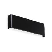 Ideal Lux LED-væglampe Delta, sort, B 30 cm, op/ned