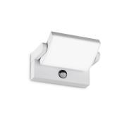 Ideal Lux udendørs LED-væglampe Swipe Sensor, hvid, IP54