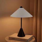 Lindby bordlampe Norvik, højde 35 cm, sort/grå, metal