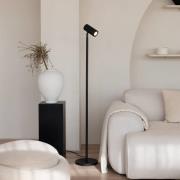 GOOD & MOJO Gulvlampe Java, sort, 141 cm, bambus, GU10