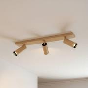 Arcchio loftspot Brinja Slim, kaffe, 3 lyskilder, GU10 MR11