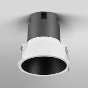 OSRAM LED-indbygningsspot TWIST, hvid/sort 840 Ø 9,3 cm metal