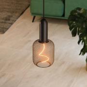 OSRAM hængelampe VINTAGE 1906 ROUND, sort, metal Ø 10 cm