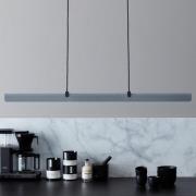 Fold LED-hængelampe, kan dæmpes, betonfarvet