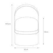 Little Joe LED-dekorationslampe, sort