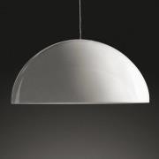 Imponerende hængelampe Sonora, 133cm, hvidlakeret