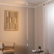 LED-hængelampe VERTIC, hvid, metal, 19 W, 3.000 K