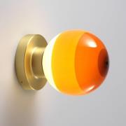 MARSET LED-væglampe Dipping Light A2, orange/guld