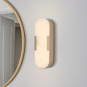 LED-væglampe til badeværelset Opaline Højde 35 cm guldfarvet metal/har...