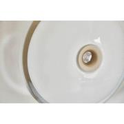 LOOM DESIGN LED-loftslampe hvid, grå, glas, Ø 20 cm