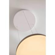 LOOM DESIGN LED-pendellampe Avela, grå, aluminium, Ø 36 cm