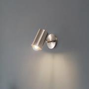 Væglampe Kem, messing, metal, højde 23 cm, E27