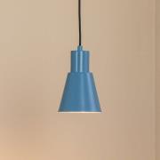 Hængelampe Konikkem, lyseblå, metal, Ø 14 cm, E27