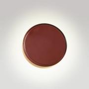 MARSET LED-væglampe Caramel, brun, Ø 22 cm, TRIAC, glas