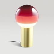 MARSET bordlampe Dipping Light, højde 22 cm, rød/messing