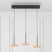 Paul Neuhaus LED-pendellampe Elipsa, 3 lyskilder, hvid/sort