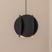 Hængelampe Corner, sort, 25 x 25 cm, metal, E27