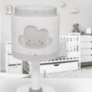 Børnens bordlampe Baby Dreams, grå, G4, Ø 15 cm