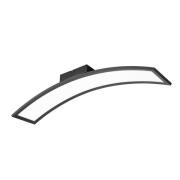 LED-loftlampe Sigma, sort, 3000 K, 2600 lm, metal