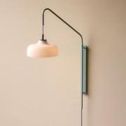 HÜBSCH væglampe Current, lyseblå, udhæng 71 cm