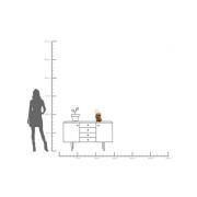 KARE bordlampe Animal Sloth, guldfarvet, 30 cm høj, E14