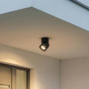 Loftspot Oscar, sort, aluminium, højde 13,5 cm, GU10