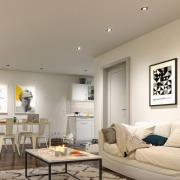 Paulmann LED-indbygningslampe hvid Ø 8 cm 4,8 W 3-trins dæmpbar 10-pak