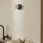 Globen Lighting væglampe Torrano 13, grøn, glas, IP44