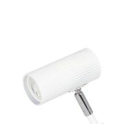 Hubble Væglampe w/Clamp White - Globen Lighting