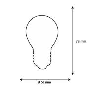 SEGULA LED Elegant Line E27 3W Golfbold 2.700 K Glødetråd dæmpbar