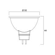 LED-pære SUPERIA RETRO GU5.3 MR16 4,3W 840 380lm dæmpbar