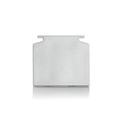 Eutrac 3-faset skinnesystem endekappe, sølv