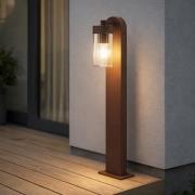 Lindby vejlampe Kaliro, rust, 60 cm, E27, IP54