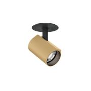 WEVER & DUCRÉ LED-indbygningsspot Ceno 1.0 beige/sort 927 Blattf