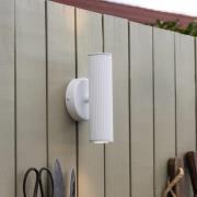 Globen Lighting væglampe Hubble, hvid, højde 21 cm, IP44