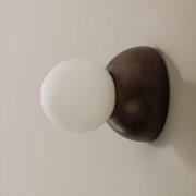 Globen Lighting væglampe Torrano, brun, Ø 13 cm, IP44