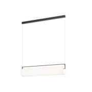 Vibia LED-hængelampe KONTORNO, længde 92 cm, sort, dæmpbar, 930