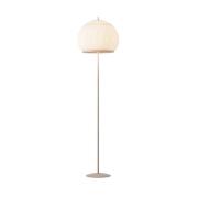 Vibia LED-gulvlampe KNIT, 178 x 45 cm, beige tekstil/metal