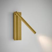 Bover LED-væglampe Arid A/02 sandgul, aluminium, 2.700 K