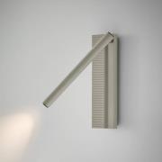 Bover LED-væglampe Arid A/03 grå, aluminium, 2.700 K