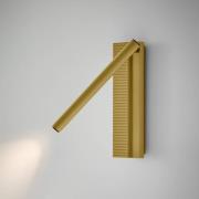 Bover LED-væglampe Arid A/03 sandgul, aluminium, 2.700 K