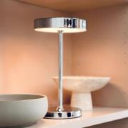 Dyberg Larsen LED-bordlampe Starlight, krom, metal